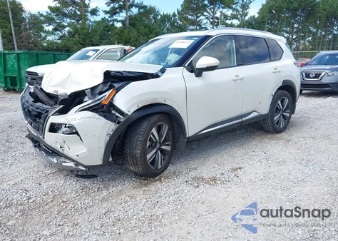 2021 Nissan Rogue Platinum Fwd from USA, damaged, VIN JN8AT3DC2MW106426
